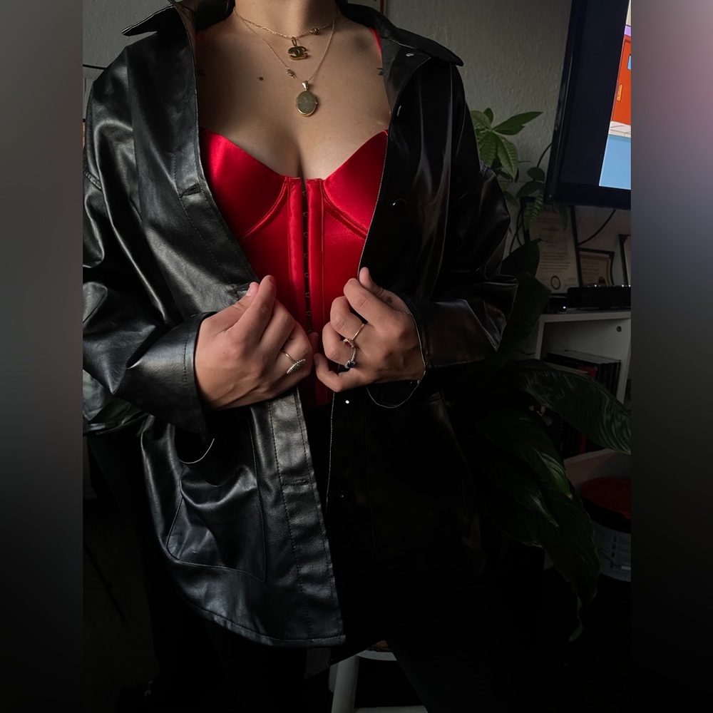 Faux Leather Jacket❤️‍🔥❤️‍🔥❤️‍🔥